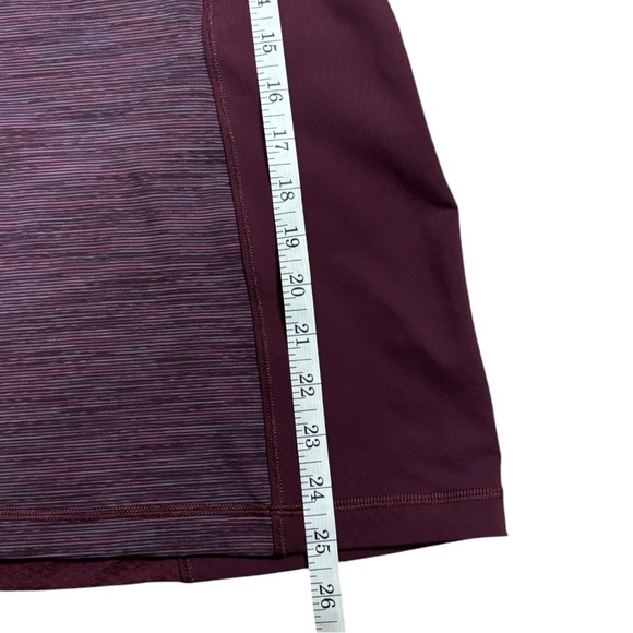 Lululemon Energy Tank Top Built-In Bra Burgundy Color Size 8 - Picture 7 of 9